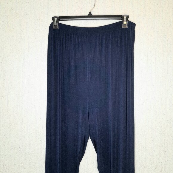 2X Carolyn Strauss Royal Blue Slacks - Picture 2 of 3